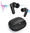 Airbeat 1 ANC 噪声 取消 True Wireless Earbuds 带麦克风, 增强贝斯蓝牙 5.3 带高功率泰坦尼姆驱动器的耳内耳机, 48H Playtime, ENC for Crystal Clear Call Black
