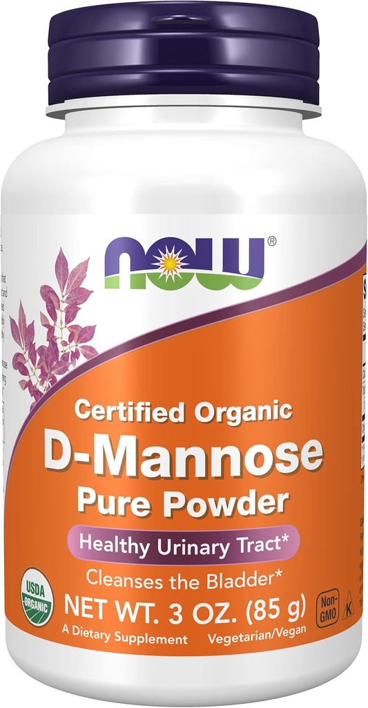 现在食品,D-Mannose纯粉,3 oz(85 g)