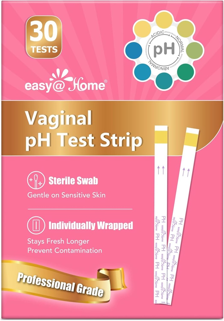 Easy@Home Vaginal pH测试 - 30 Streats QQ BV测试箱 女性之家 + Yest Information Test + pH 女性平衡