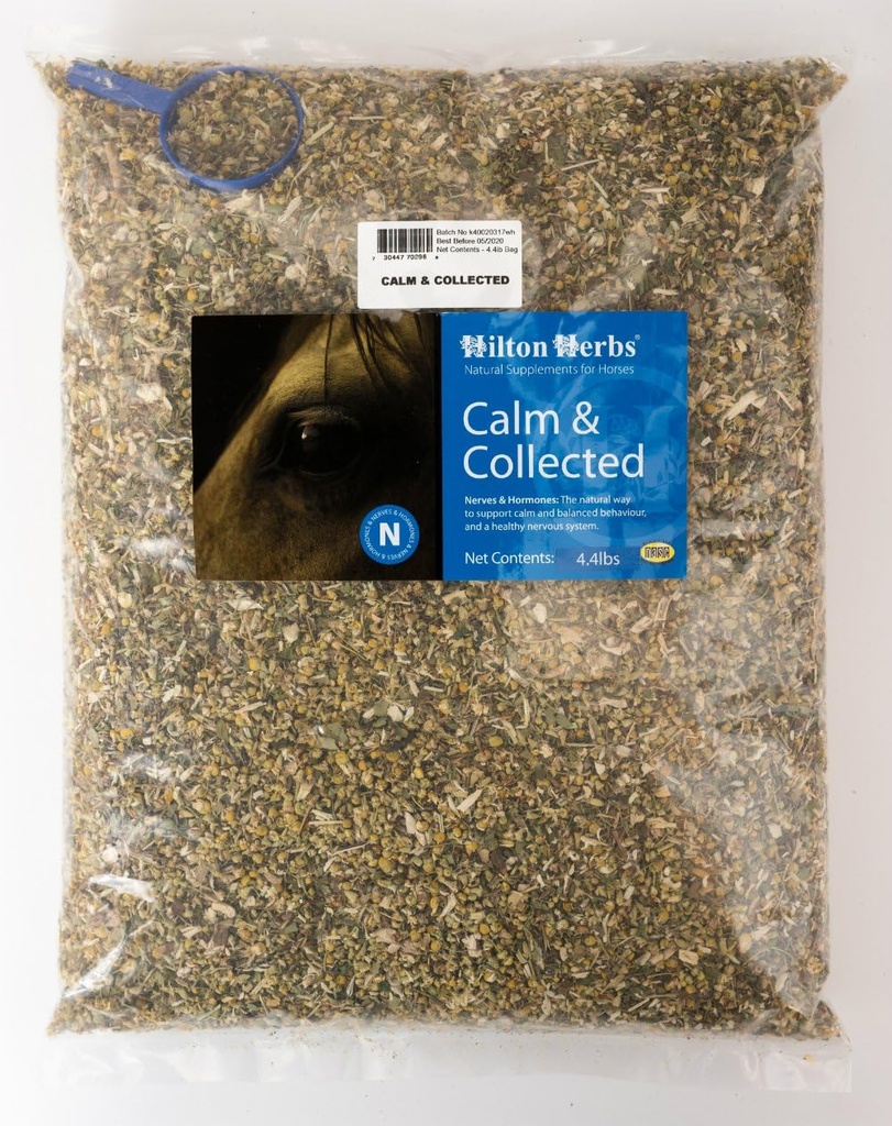 Hilton Herbs 1 Piec calm & Collegeed 4.4 磅马补充袋