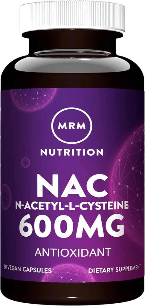 MRM 营养 N-乙酰基-Cysteine(NAC) 600mg 抗oid类药物 活体健康