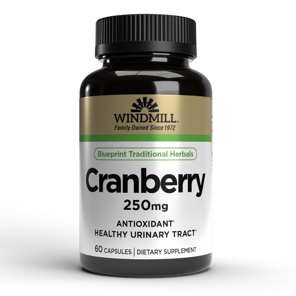 风车 Cranberry 250 Mg Caps 60's 风车