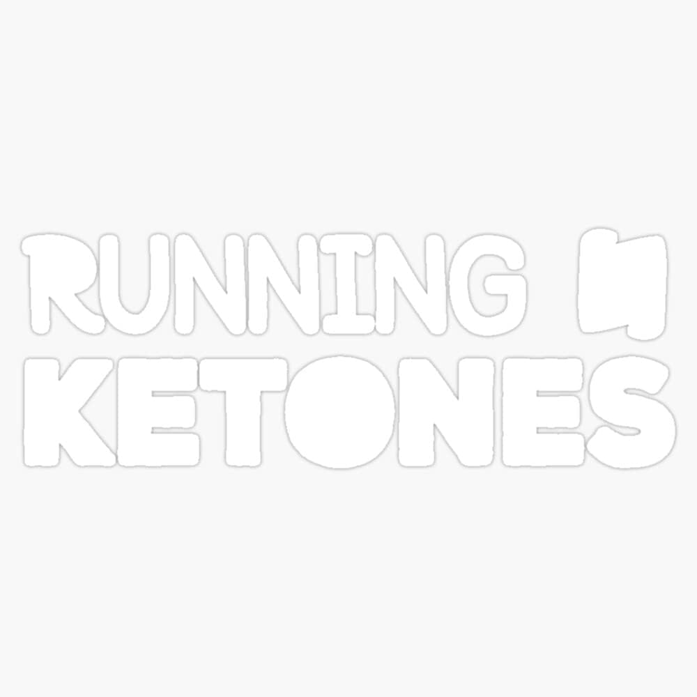 磁铁在Ketones Keto上运行 减肥健身 磁铁Vinyl磁粘器尺寸5"