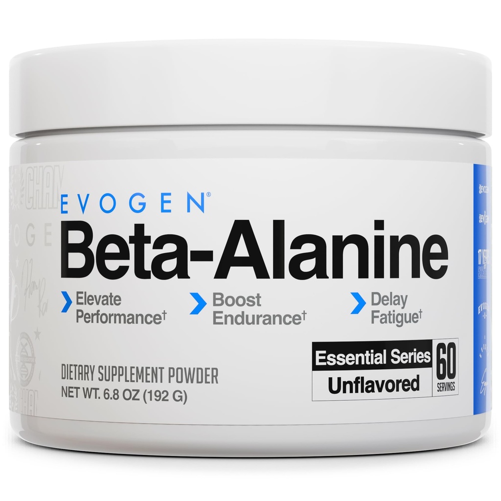Evogen Beta-Alanine - 性能增强器 QQ 助力耐力,延迟 Fatigue QQ 不受欢迎的60次服务