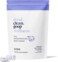 Glean.goop Wellness The Skinching Beautiful Chews – Gews – Gowing Skin – 维生素 E & Niacin – 橙色内华素火焰 – 增强皮肤护理常规 – 30 张Chews – 维根包