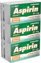 健康 A2Z® Aspirin 81mg 低强度切片 减痛药 减热药 橙色 Flavor 减小痛药 头痛药 肌肉疼痛药 36 Counter(3包).