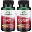 Swanson CoQ10 - 帮助促进心脏健康,能量支持,和辅助 整体心血管系统健康 - 帮助维持 Coenzyme Q10 补充 - (100卡普尔,每包120毫克) (2包)