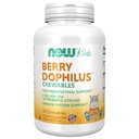 Now Foods Supplements, Berry DophilusTM 配有2亿枚,10枚Probiotic Strains, Xylitol Sweeted, Strain 验证, 120枚 Chewables, 包装可能不同