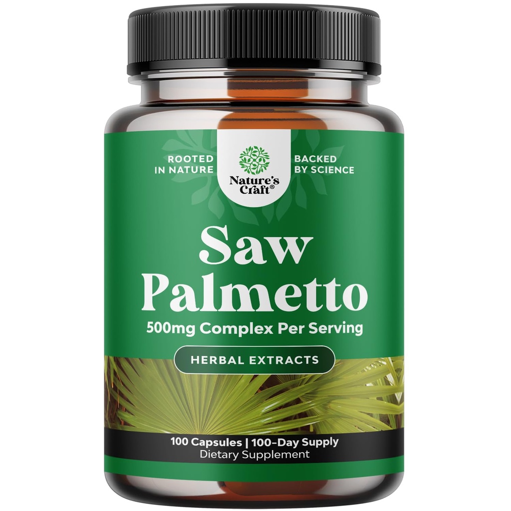 Palmetto Extrastrong Saw Palmetto 提取器 -- -- 高级草药综合体,用于头发健康和用植物 Sterols & Flavonoids 提供尿液支持 -- -- 可用草药补充剂,每服500毫克 -- -- 100卡普勒