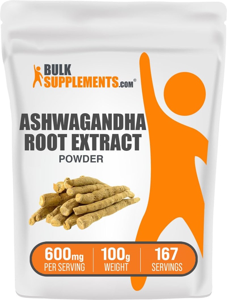 Bulk Ashwagandha Root Except Powder - Ashwagandha Ashwagandha Ashwagandha Assuption - Vegan & Gluten Free, 每人600毫克, 100g (3.5 oz) (Pack of 1)