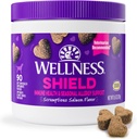 健康 Salmon Flawared Soft Chew Immune 和 对狗的过敏补充, 90 计数
