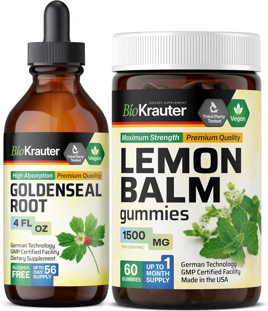 BIO KRAUTER 金色纹章 4 Fl. Oz. & Lemon Balm 60古米