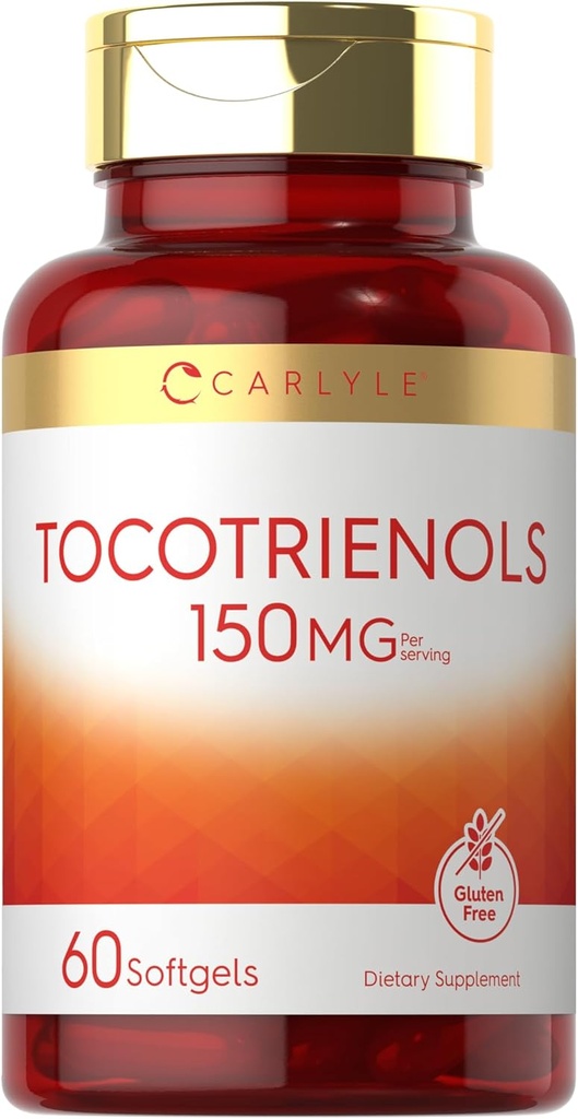Carlyle Tocotrienols 补充 + 150mg + 60 Softgels + 非 GMO 和 Gluten 自由复合体