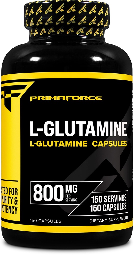 Primaforce L-Glutamine, 800毫克(150卡普勒)