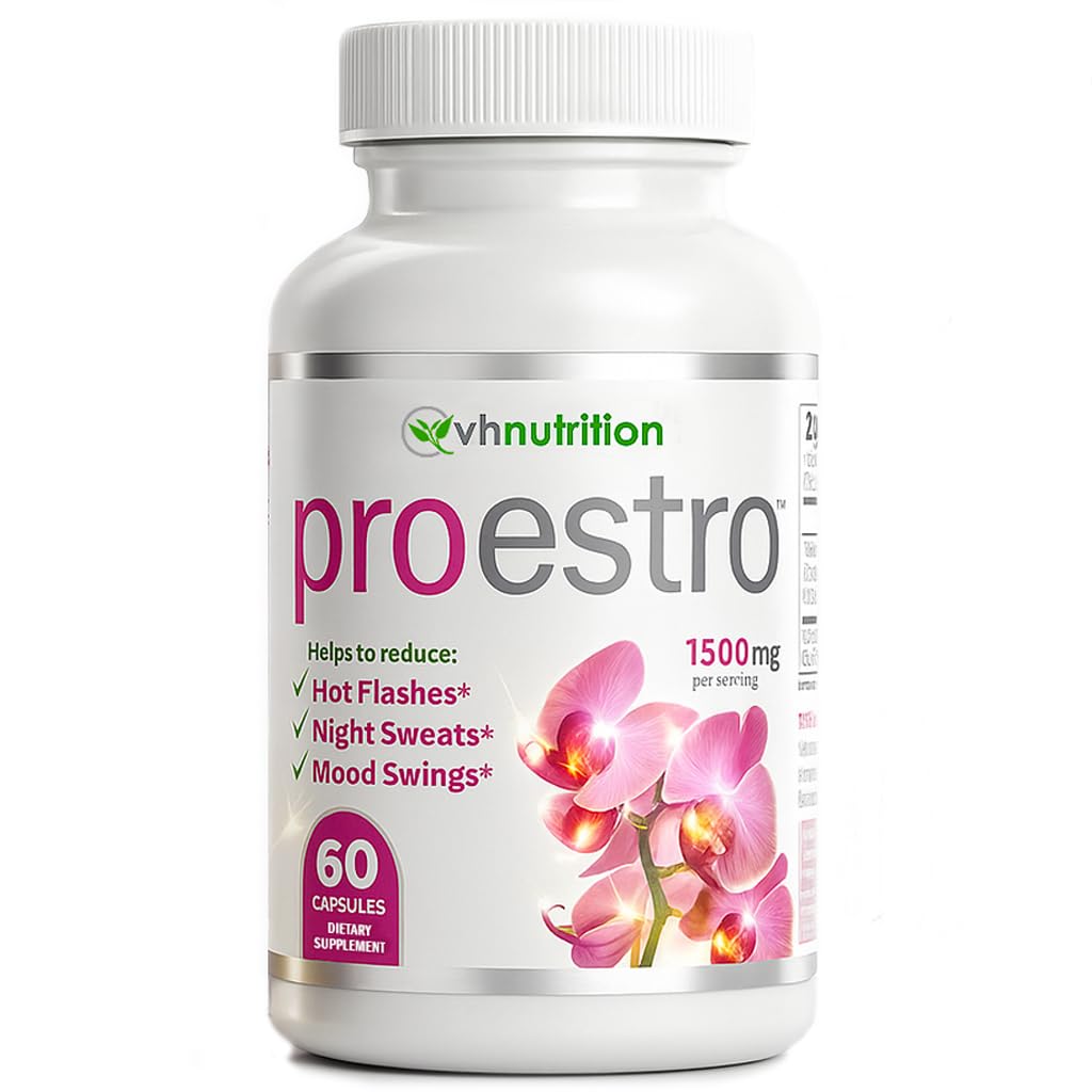 VH 营养 PROESTRO QQ 雌激素支持* 妇女补充 超强荷蒙平衡* 易吞药的60个卡普尔