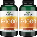 Swanson 天然维生素E 1000 Iu(671.10毫克) 250 Sgels(2包)