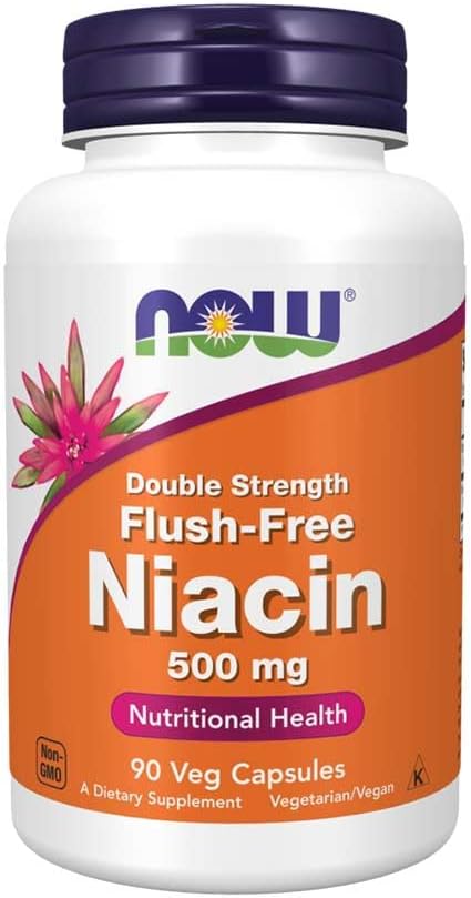 Now foods - Niacin Flush-Free 双强500 mg. - 90 蔬菜卡普尔(s)