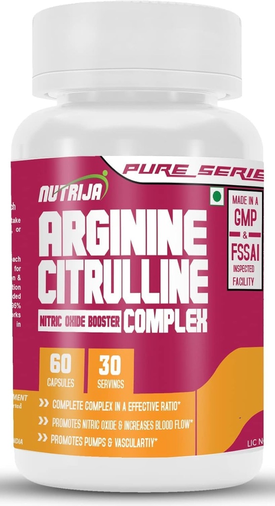 L-Arginine和L-CITRULINE 复合材料(60盖)