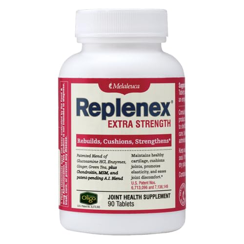 Melaleuca Replenex 重建联合保健组织。 胶原胺. 钙(90块)