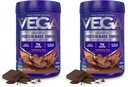 Vega蛋白质制作简单, 暗巧克力 - Stevia Free Vegan蛋白粉, 植物基, 健康, Gluten Free, Pea protein for Women and Men, 9.6 oz (包装 May Vary) (Pack of 2).