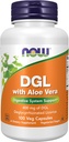 Now Foods 补充食品,DGL 与 Aloe Vera (Deglycyrrhized Licorice) 饮食补充食品,100 Veg Capsules