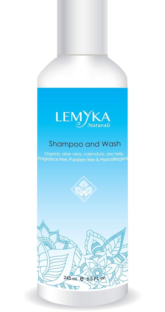Eczema Shampoo, 面红解脱 清洗, 用于玫瑰皮,头皮, 摇篮帽, dandruff, 敏感皮肤, 低过敏性, 无硫酸盐, 无香味, 8.3oz