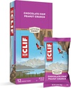 Clif Bars - 能量巴 - 巧克力芯片花生 Crunch - 用有机 Oats - 植物食品 - 蔬菜 - Kosher(2.4 Ounce蛋白巴,12 Counter)