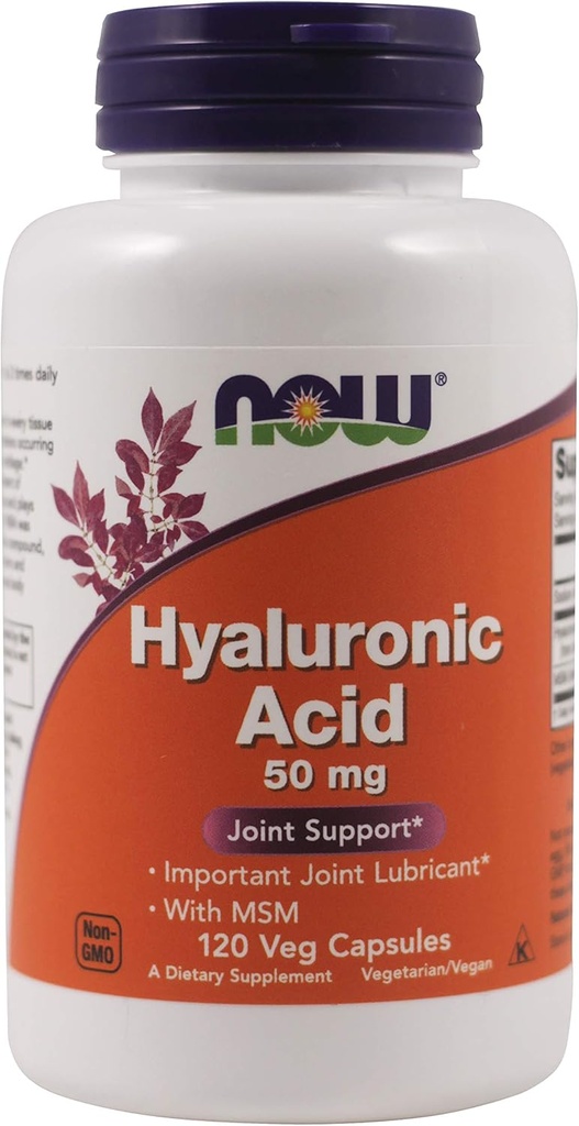 现在的食品,(3包) Hyaluronic酸,50mg,120 Veg Capsules