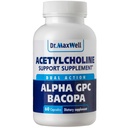 乙酰胆碱,Alpha GPC Choline 600mg + Bacopa,优于各自独处. 更可靠的乙酰胆碱(支持记忆和学习)补编,60页