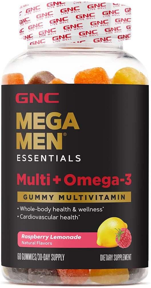 GNC Mega Men 基本要求多加 - Omega 3 Gummy, 60 cmt