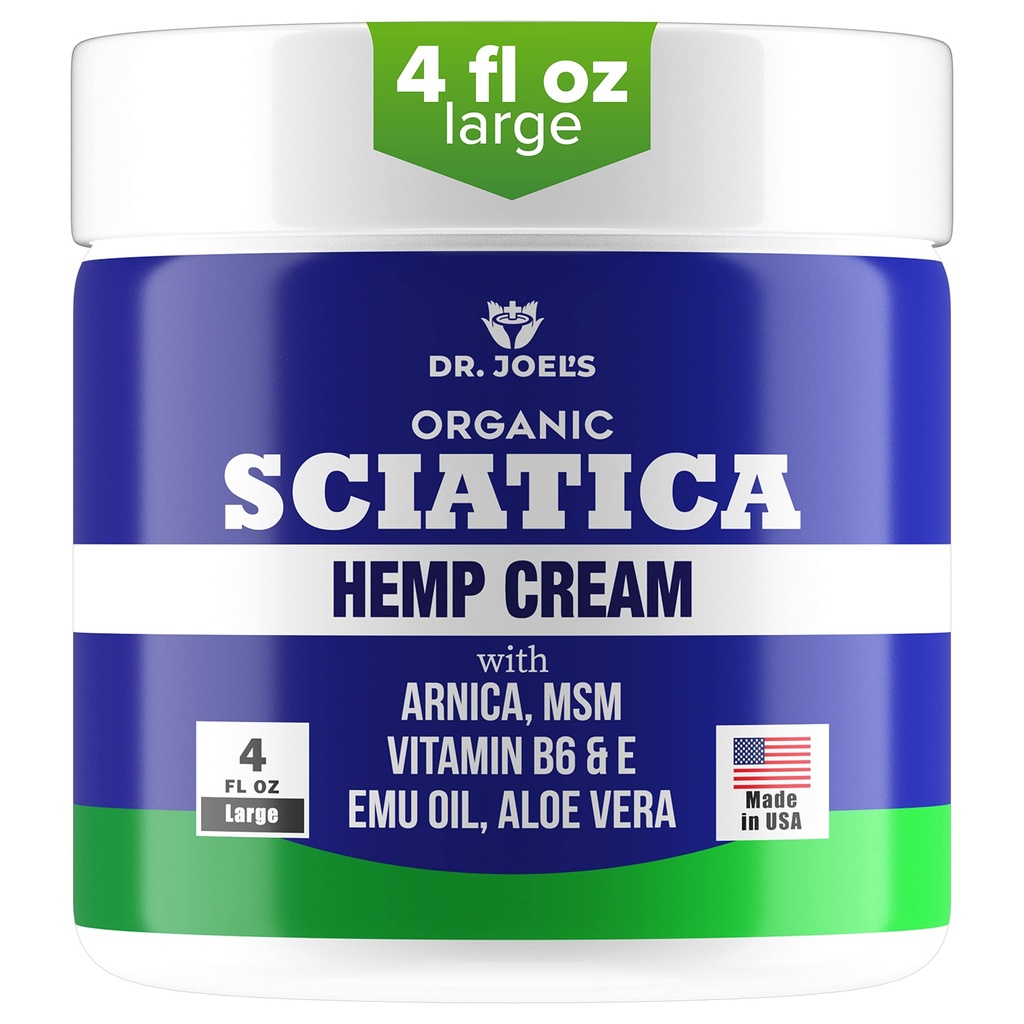 Sciatica Cream - Premium Sciatica Cream - 快速吸收和最大救济 - 4 oz大值包装 - 在美国制造