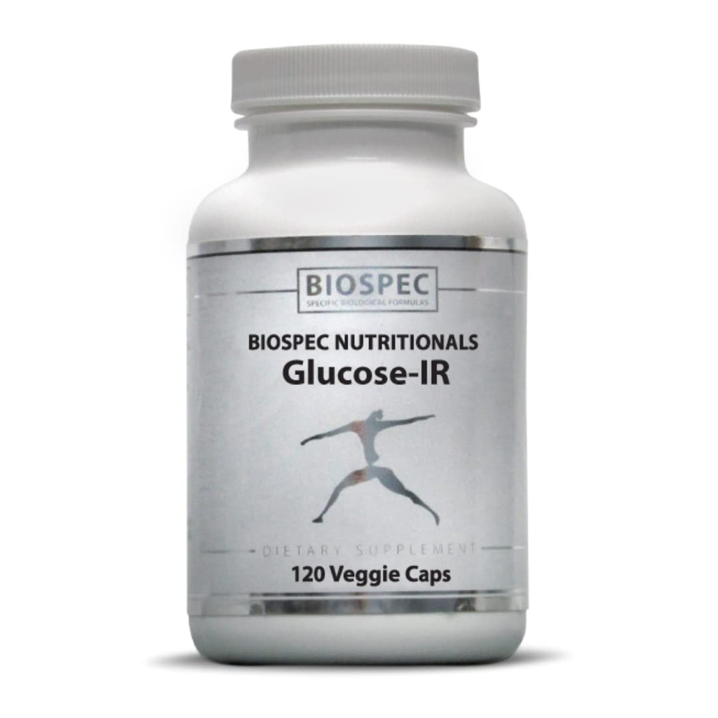 生物谱营养素 Glucose-IR - 肉桂提取,铬,柏柏林,和Biotin(120卡普尔)