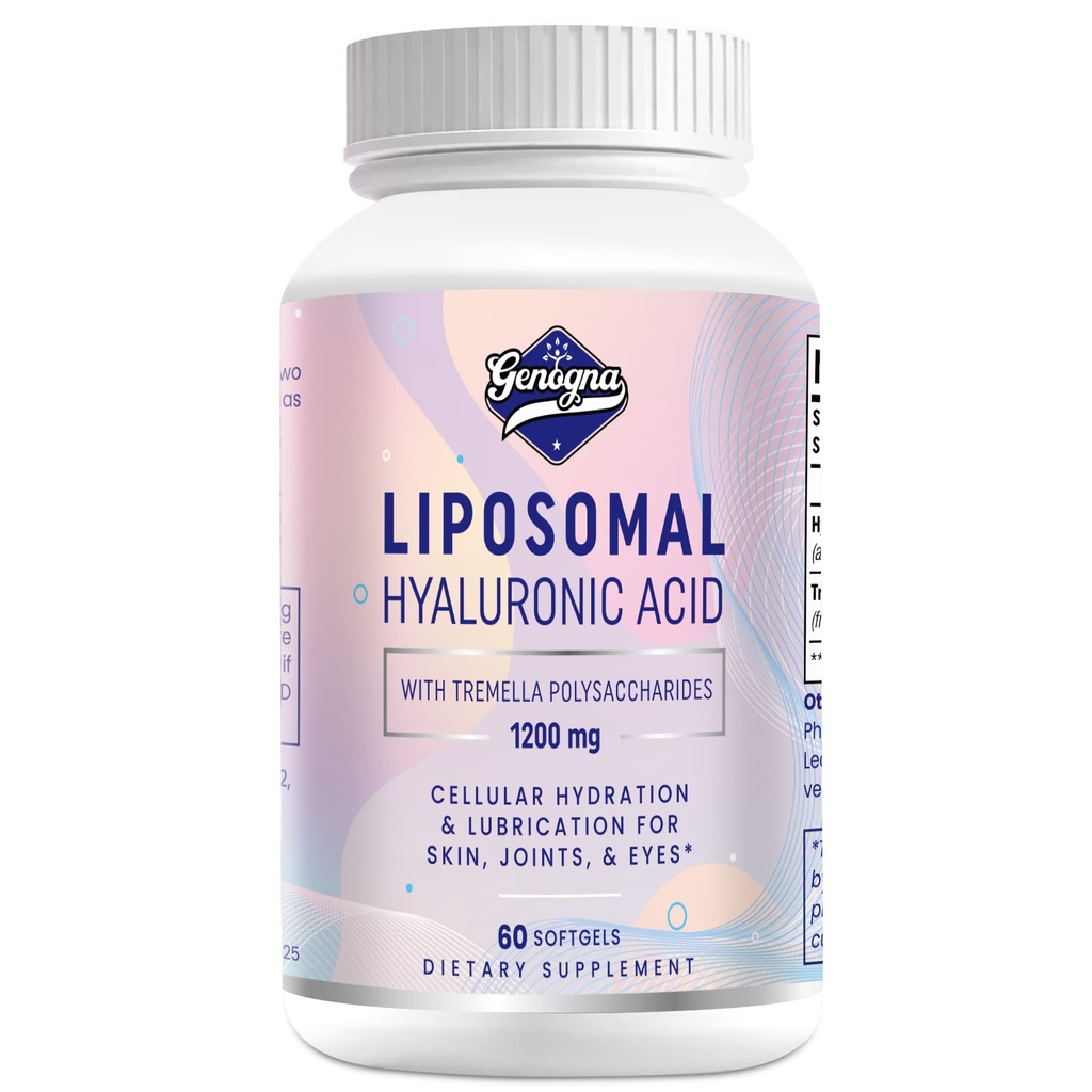 含有Tremella Polysacccharides、双强皮肤水分、联合润滑剂、1Pack的1 000mg-高生物可用营养素酸