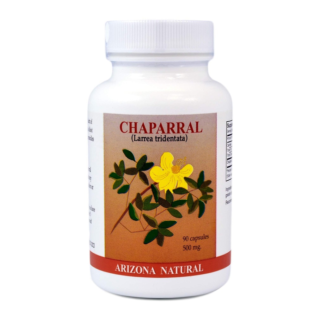 Chaparral (Larrea Tridentata) 500 毫克,90 卡普尔