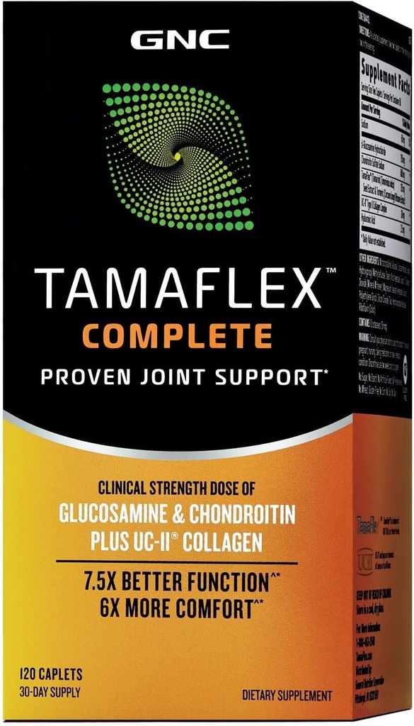 GNC Tamaflex 完成,提供联合支助,120个卡片