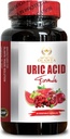 天然URIC ACID FORMULA - 抗氧化剂补充剂,尿酸水平较低,男子保留水药,止水药,止水药,止水药 - 1瓶