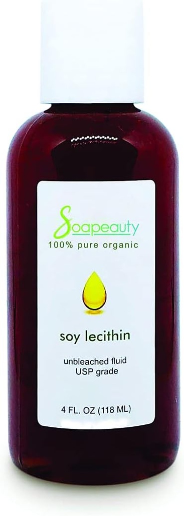 肥皂 Lecithin Soy Unbleached 流体液体 皮肤毛发钉健康 4 OZ 至 7 LBS (Size: 8 OZ)