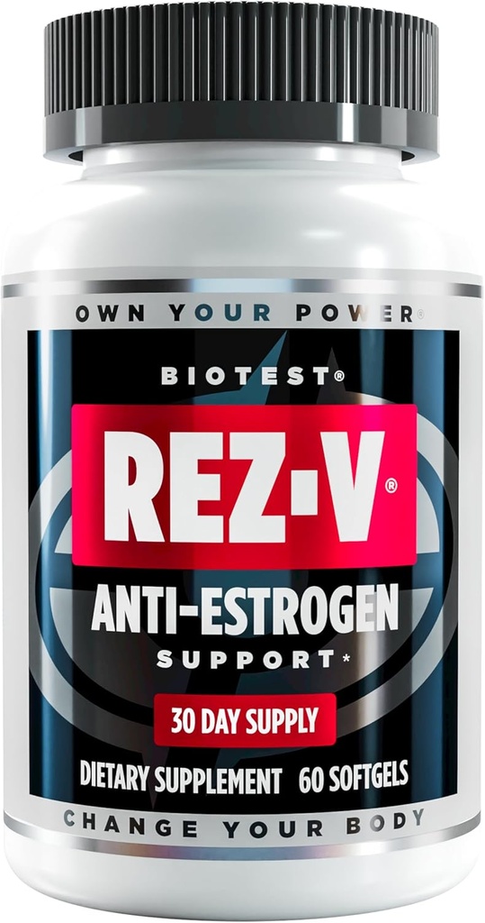 生物测试Rez-V -- -- 抗雌激素支持的高吸附阻燃剂+细胞健康 -- -- 60个软胶