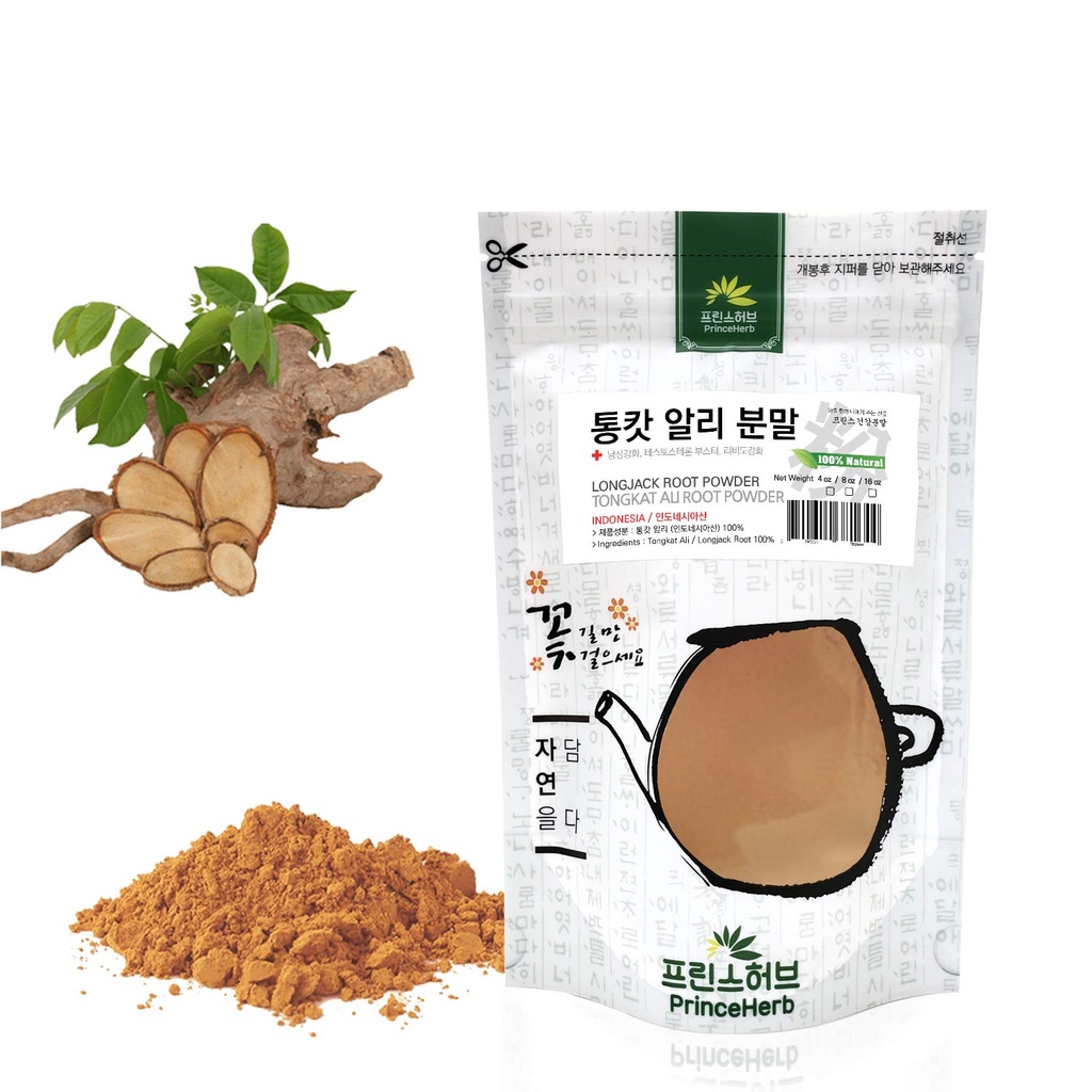 [药草粉]100%天然长条根粉 분말 Tongkat Ali根粉(4oz)