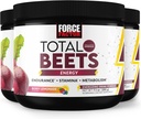 FORCE FACTOR 总 Beets Energy Drinking Mix 3-Pack, 超级食品 Beet 根粉,硝酸盐变酸盐能量,支持流通,血液流动,硝酸氧化物和Stamina,心脏健康补充,90种服务