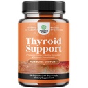 草药甲状腺支持综合体 - Potent Kelp碘辅酶与L Tyrosine, Bladderwrack, Selenium & Pure Ashwagandha for Hormone 平衡 - Mood & Energy 饮食药丸 - 120 Halal Capsules