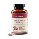 NatureWise Beet Root Capsules 1325mg with Organization Beetroot - Nitric Oxide Boster for 环流和心脏健康支持 - Vegan, Gluten-Free, Non-GMO - 120 Capsules [60日供应]