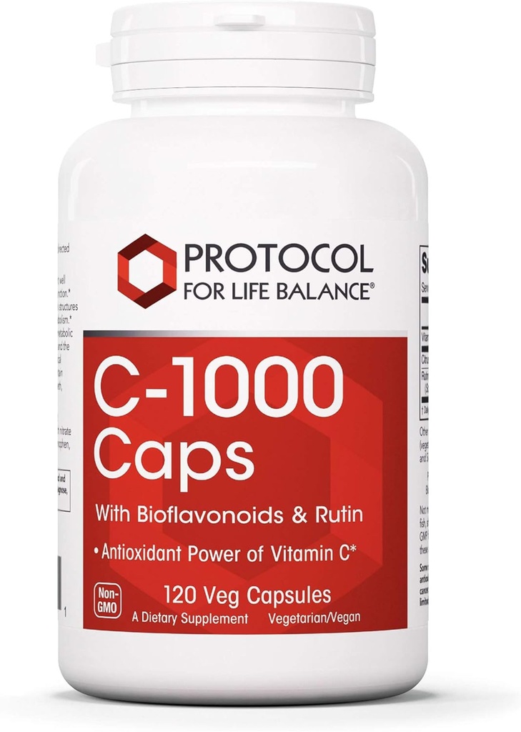 生命平衡议定书 -- -- C-1 000帽加生物氟化物和Rutin -- -- 维生素C的抗氧化力、支持健康免疫系统功能、提供细胞保护 -- -- 120维卡普勒