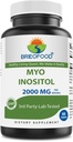 Brieofood Myo Inositol 2000 mg / service - 60 片 - 第三方实验室测试