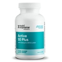 营养素最高活性50 Plus、CoQ10、Lutein、ALA和Turmeric,健康衰老和生命力高级公式,120个蔬菜罐头