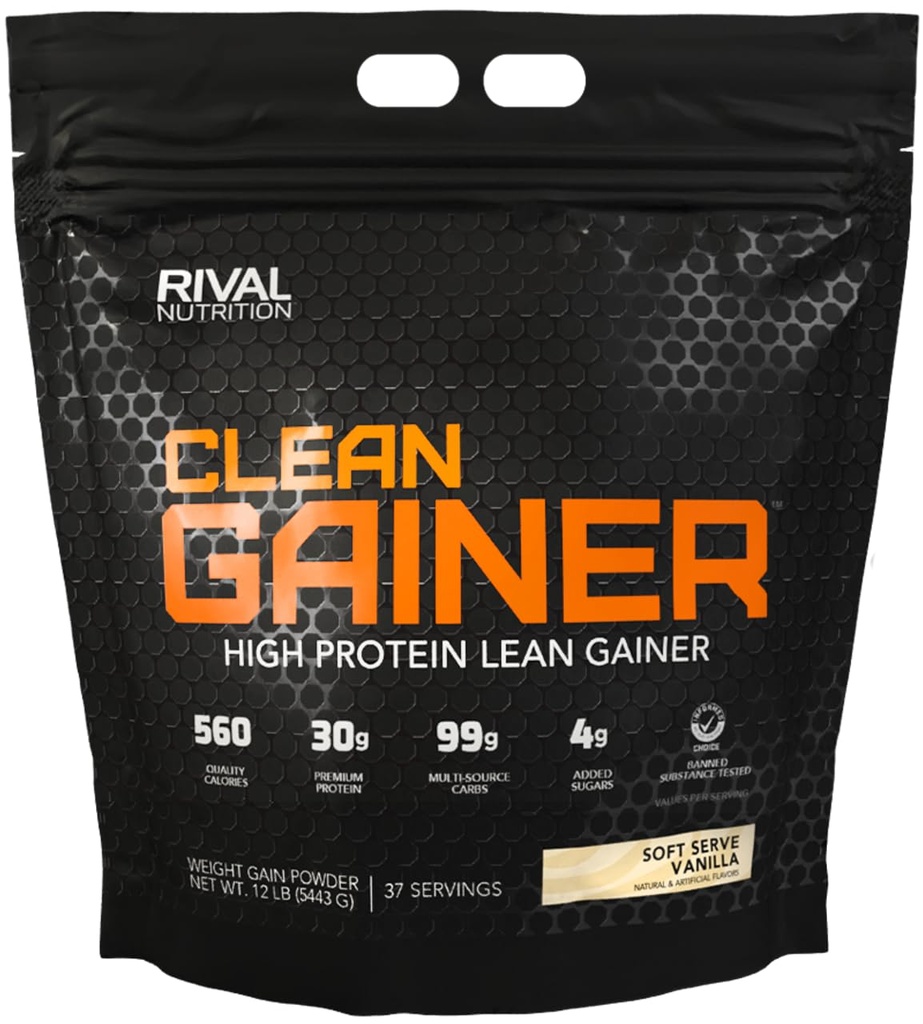 RIVAL 营养清洁增益器 - 软服务香草 12lb