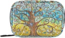 Naanle Tree of Life 7-Day Pill Organizer Bag with Zipper and Hook & Loop, 压缩大小, Unixex, 8 比较, Twill Canvas Cloth, 经典风格