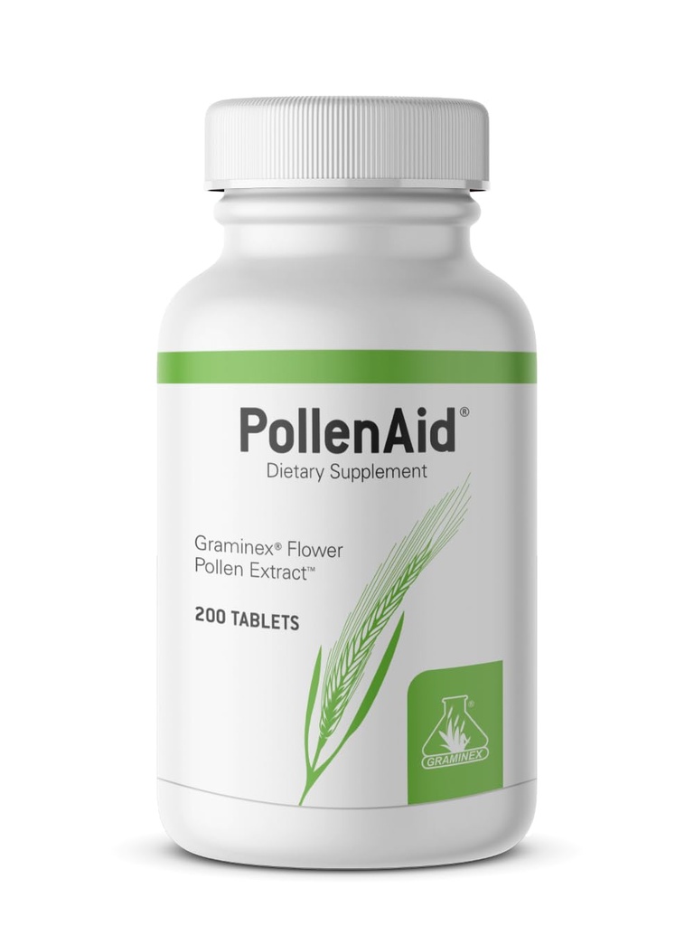 Graminex PollenAid 前列腺补充:所有天然前列腺支持 Bladder Control & Urinary Tract Health, Rye Pollen Extract in USA, 200 平板电脑