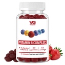 VITA GLOBE B 复杂Gummy Vitamins – 与维生素C,Niacin,B6,B12 & Biotin → 能源,代谢和认知支持的每日补充 → 60 Gummys (Pack of 1)