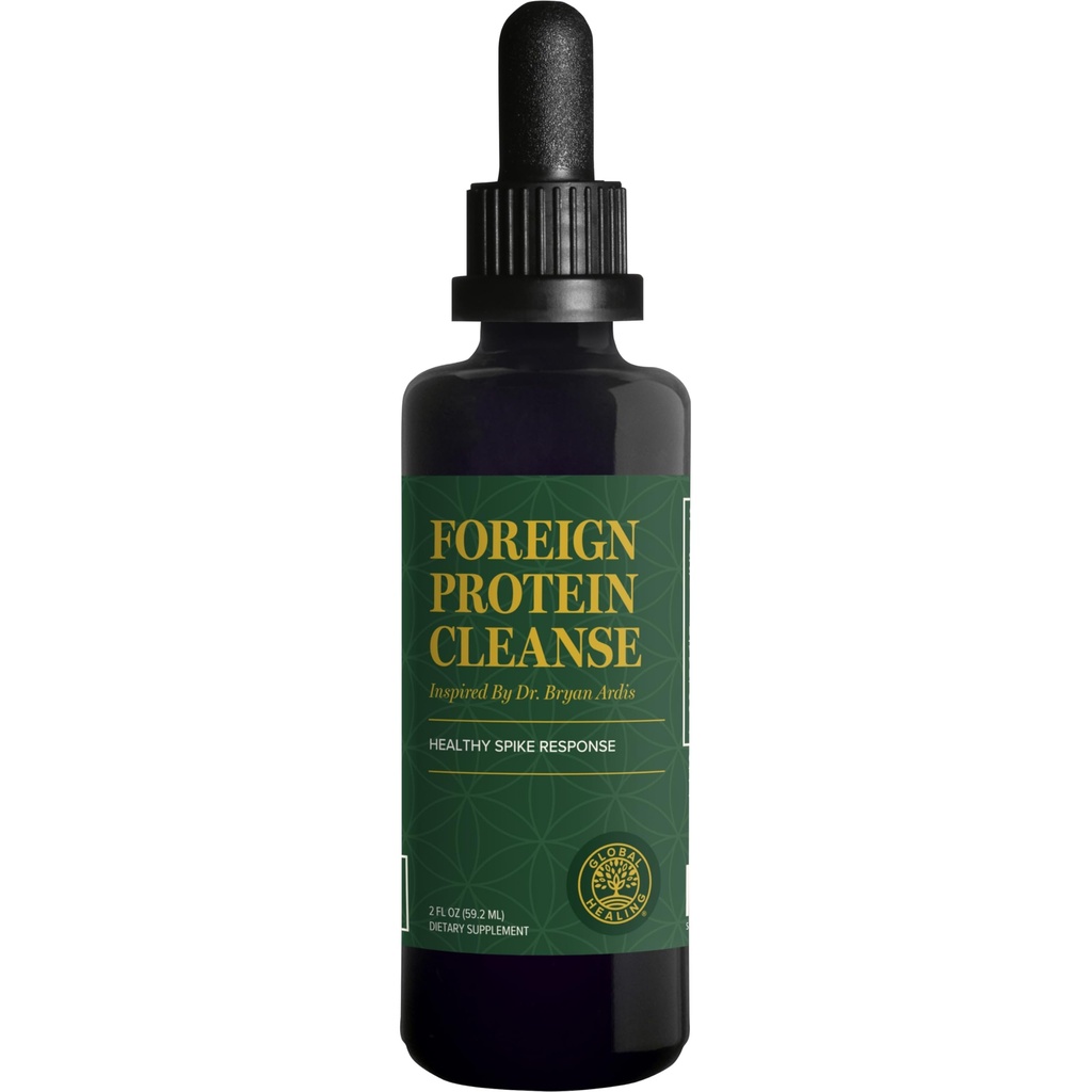 全球疗养中心 - 外蛋白清洁剂(Spike Protein Detox) - 与蠕虫木相配的支持公式 - 帮助除虫液支持 - 2 Fl Oz